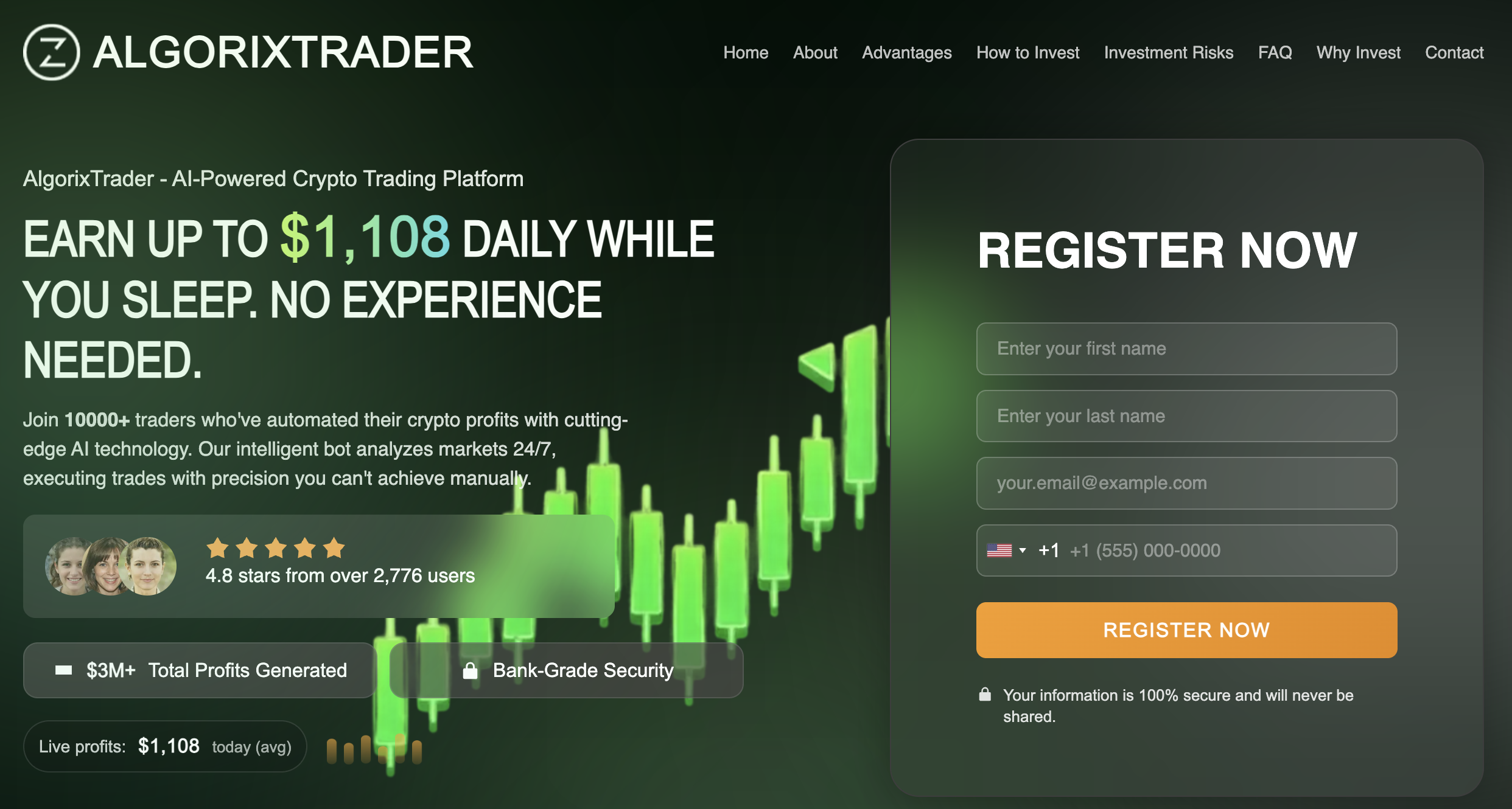 Algorixtradertrade.com Scam Allegations