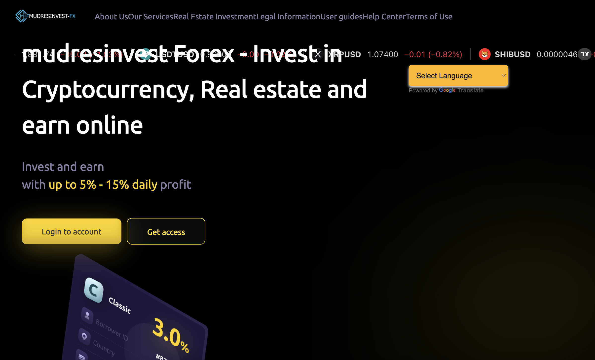Mudrexcapitalfx.com Scam Allegations